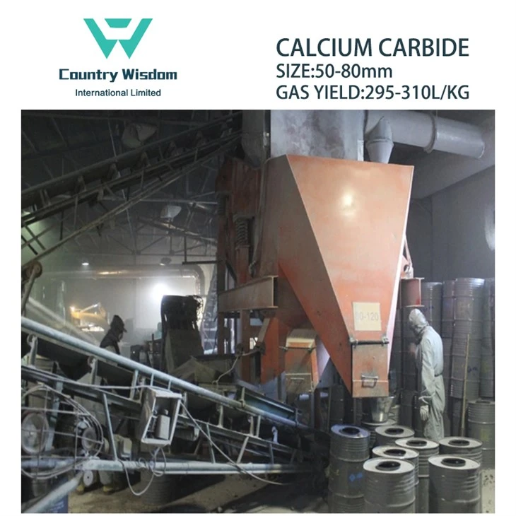 Đá Calcium Carbide 50-80mm: Lý tưởng cho việc khử lưu huỳnh và khử axit