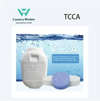 Xử lý nước Bơi TCCA 90% Máy tính bảng, Viên clo đa chức năng